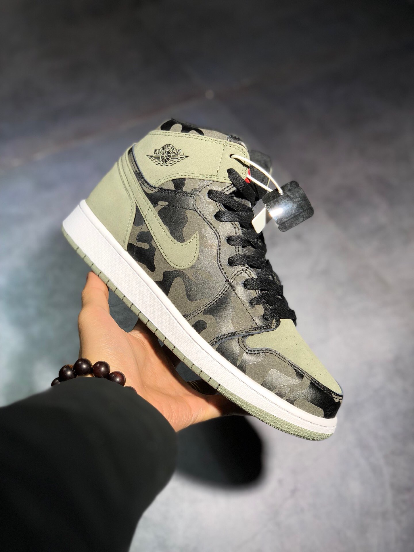 Authentic Air Jordan 1 High 3M Prem Shadow Camo